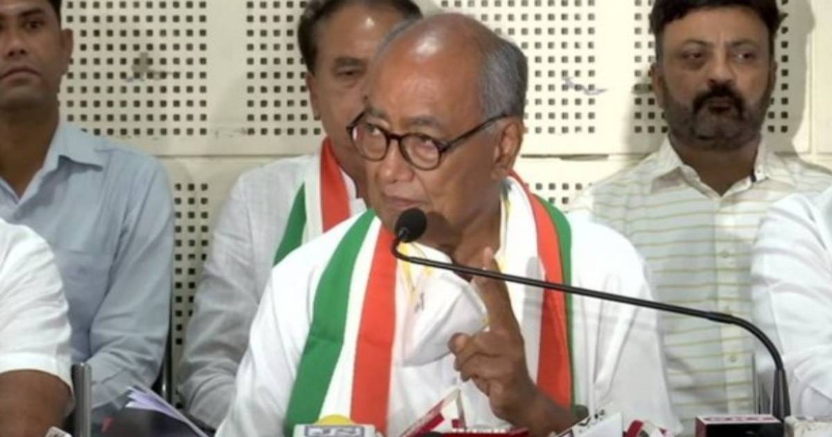 Digvijay Singh demands Centre to reduce excise duty on fuel prices to 2014 level